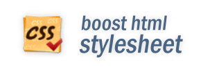 Boost HTML stylesheet