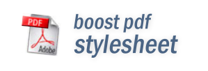 Boost PDF stylesheet